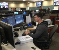 Matthew Hall working as a dispatcher for FHP JRCC