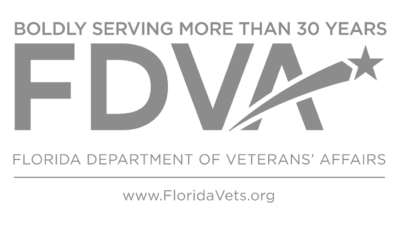 Florida Department of Veterans Affairs logo.